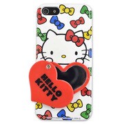 スライドミラー付カスタムカバーiP5 キティ [iPhone 5用]