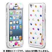 CSIAF514-WHT Cushi+iP5 Dot [iPhone 5用]