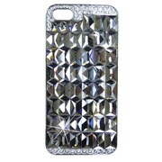 カスタムカバークリスタルiP5 GYダイヤ [iPhone 5用]