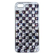 カスタムカバークリスタルiP5 PUスクエア [iPhone 5用]