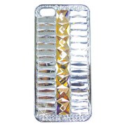 カスタムカバークリスタルiP5 PK/BEライン [iPhone 5用]