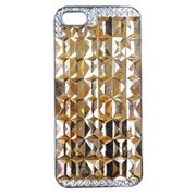 カスタムカバークリスタルiP5 PK/BEダイヤ [iPhone 5用]
