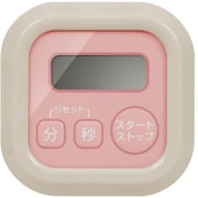 キッチンタイマー flowge(フロージュ) ピンク GH-KTMBWP-PK