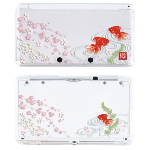 3DSCC20 [3DS 堅装飾カバー透 金魚]