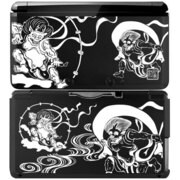 3DSMC09 [3DS 鋼装飾カバー 風神雷神＜墨＞]