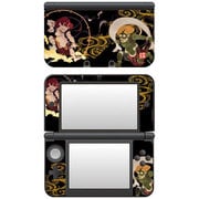 3DLDS49 [3DSLL 彩装飾シート 風神雷神＜墨＞]