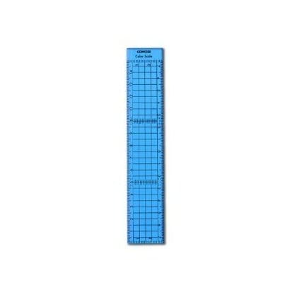 カラー直定規15cm 11832 ブルー