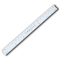 アルミ三角スケールスリム15cm 11981 ホワイト