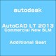 AutoCAD LT 2013 Commercial New SLM Additional Seat [ライセンスソフトウェア]