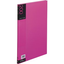 名刺ホルダー（溶着式） 200名 NPP-200 ピンク