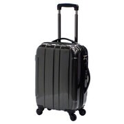 ハードスーツケース/ファスナー 28L EC LA-0607-46 ブラックチェック