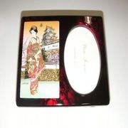 オルゴール付写真立て　夏美人 [彫金]