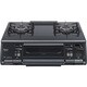ガステーブル Wコートホーロー ブラック 右強火 都市ガス RN-TRS2D-W6BBR