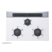 ビルトインガスコンロ ハイグレードシリーズ ステラ 75cm ミルクホワイト 右強火タイプ HR-BH3DR-G7WSR