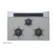 ビルトインガスコンロ ハイグレードシリーズ ステラ 60cm シルバーグレー 左強火タイプ HR-BH3DR-G6GSL