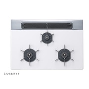 ビルトインガスコンロ ハイグレードシリーズ ステラ 60cm ミルクホワイト 右強火タイプ HR-BH3DR-G6WSR