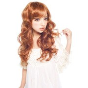 MCW-00012 [マーキュリーヘアー ロングラブリーカール オレンジブラウン]