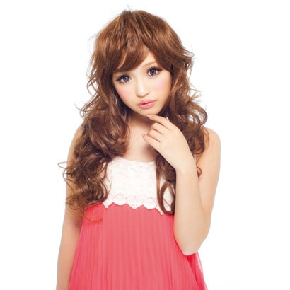 MCW-00013 [マーキュリーヘアー ロングラブリーカール ナッツベージュ]