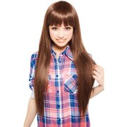 MCW-00034 [マーキュリーヘアー ロングナチュラルストレート キャラメルブラウン]