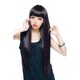 MCW-00082 [マーキュリーヘアー ロングナチュラルストレート NAブラック]