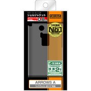 SoftBank ARROWS A 201F用 ラバーコーティング・シェルジャケット/マットクリア RT-201FC4/C