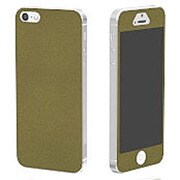 APA06-017LEGR [The Surface for iPhone 5 (FrontxBack Set) Leather/Green]