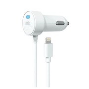 Lightningコネクタ対応 2.4A カーチャージャー ホワイト RK-CCF51W