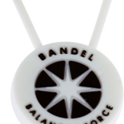 BANDEL necklace(バンデルネックレス) WhitexBlack  レギュラータイプ [シリコンネックレス]