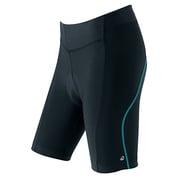 W220-3D-6-L [コールドブラックパンツ L ブラック/トパーズブルー 女性用]