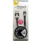 iPhone5対応 ライトニング USBフラットケーブル 100cm ブラック HKW-IP5USF100-BK
