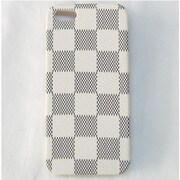 I5-3-WH [iPhone5用 ケース フランスチェックWH]