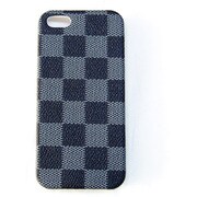 I5-3-GY [iPhone5用 ケース フランスチェックGY]