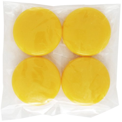 CM30-4P-YL カラーマグネット30ミリ袋4P黄