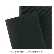オーガナイザー A5サイズ 4月始まり カーボン柄レザー/ブルーステッチ 61607