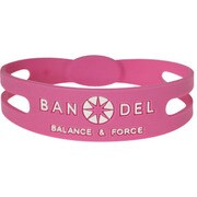 BANDELbraceletPink×White サイズLL [ブレスレットレギュラータイプピンクサイズLL]