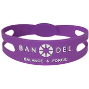 BANDELbracelePuple×White サイズLL [ブレスレットレギュラータイプパープルサイズLL]