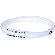 BANDELankletWhite×Black サイズSS [アンクレットホワイトサイズSS]