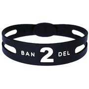 BANDELbracelet No.2 Black×White サイズLL [ブレスレットレギュラータイプ No.2ブラックサイズLL]