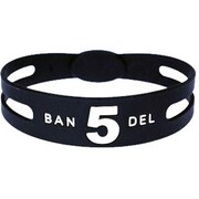 BANDELbracelet No.5 Black×White サイズLL [ブレスレットレギュラータイプ No.5ブラックサイズLL]