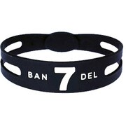 BANDELbracelet No.7 Black×White サイズLL [ブレスレットレギュラータイプ No.7ブラックサイズLL]