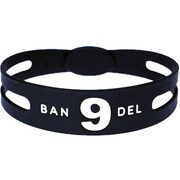 BANDELbracelet No.9 Black×White サイズLL [ブレスレットレギュラータイプ No.9ブラックサイズLL]