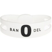 BANDELbracelet No.0 White×Black サイズLL [ブレスレットレギュラータイプ No.0ホワイトサイズLL]