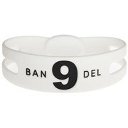 BANDELbracelet No.9 White×Black サイズM [ブレスレットレギュラータイプ No.9ホワイトサイズM]