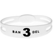 BANDELbraceletslim-type No.3 White×BlackサイズS [ブレスレットスリムタイプ No.3 ホワイトサイズS]