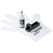 詰め替えインク キヤノン BCI-350PGBK用 顔料ブラック 30ml(約3回分) 工具付き INK-C350B30S
