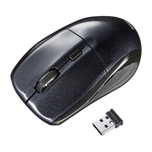 超小型レシーバーワイヤレスブルーLEDマウス MA-WBL25DS