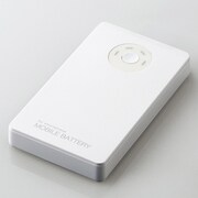 モバイルバッテリー リチウムイオン電池 スマホ汎用 4700mAh カラフル ホワイト DE-M02L-4710WH