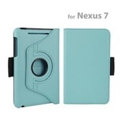 Nexus7 専用 360°回転ダイアリーケース スカイブルー
