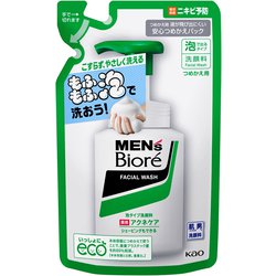 メンズビオレ 泡タイプ薬用アクネケア洗顔 つめかえ用 130ml [泡洗顔料]