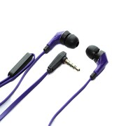 PG-SHE14PP [ステレオハンズフリーイヤホンマイクフラットケーブルパープル]